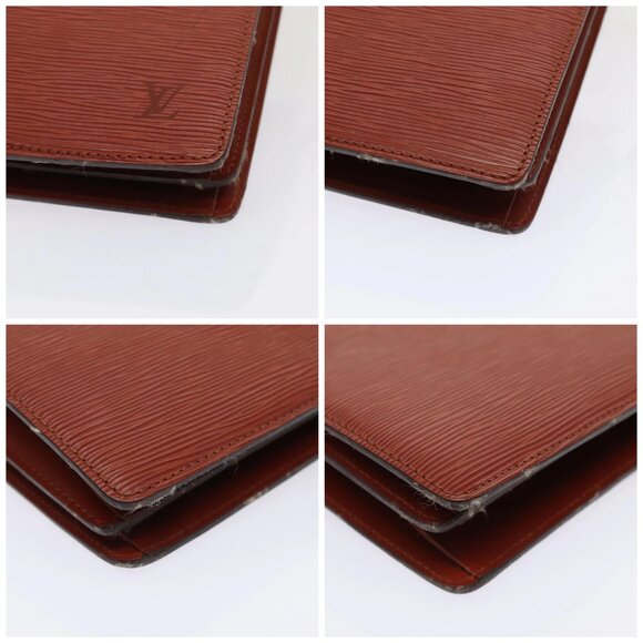 LOUIS VUITTON Epi Capuchin Shoulder Bag Brown M52343 LV Auth 92756 - Picture 15 of 16